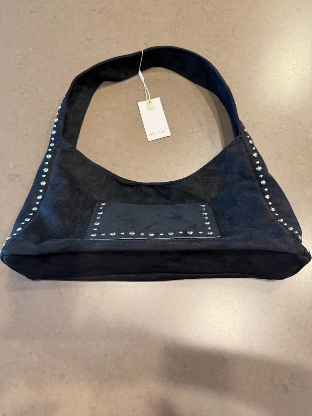 NWT Moda Luxe Dahlia Hobo Bag Black